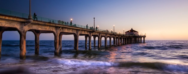 Long walk into the sea