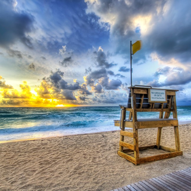 Alone at the beach