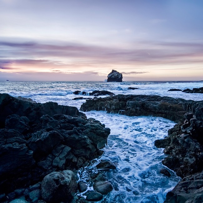 At the edge of iceland